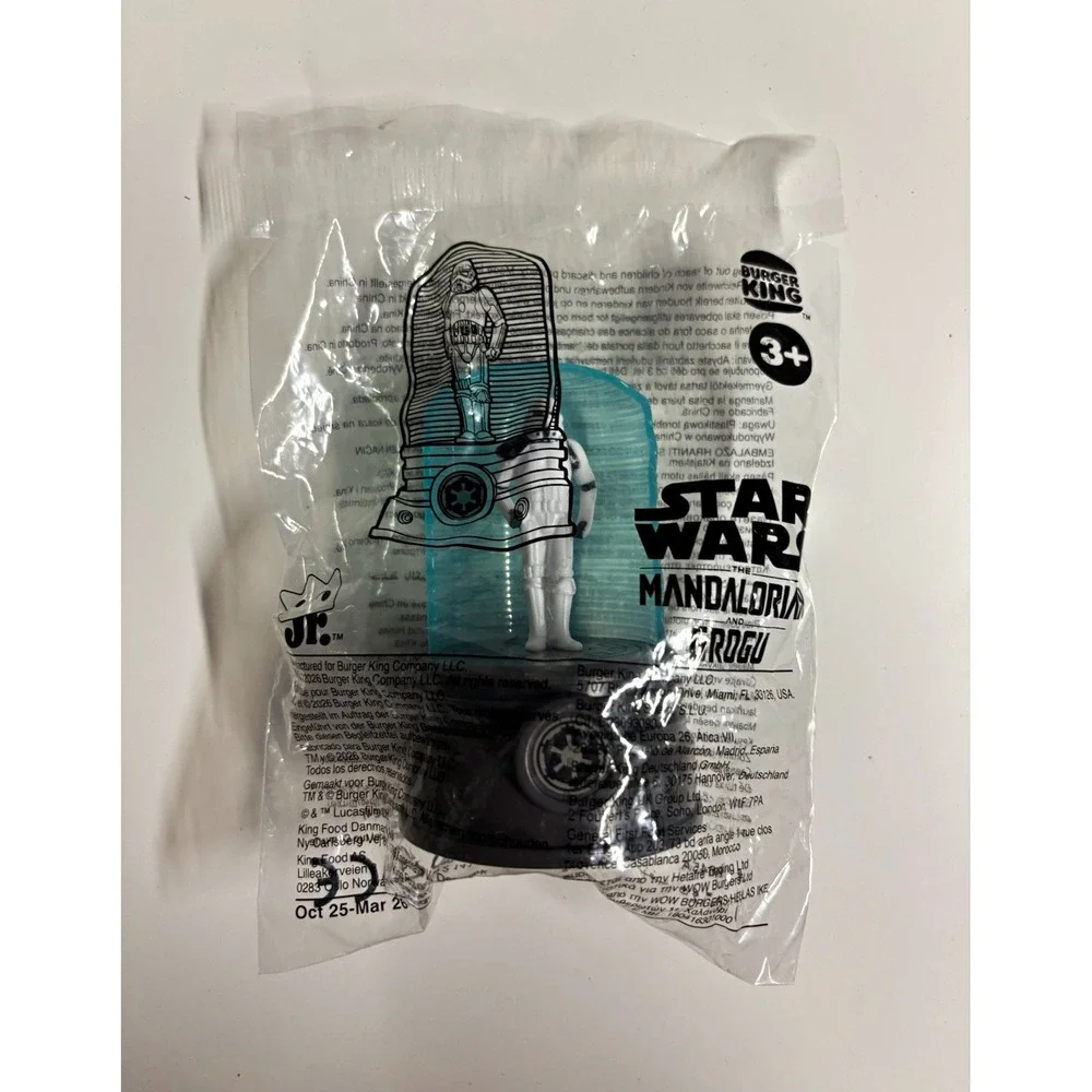 Burger King Star Wars Mandalorian Grogu Kids Meal Toy Sealed Bag 2023